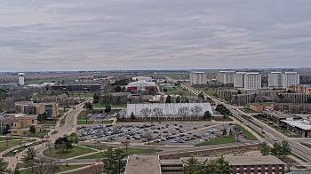 Weather camera view of Northern Illinois University.