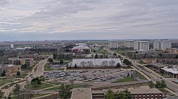 Weather camera view of Northern Illinois University.