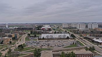 Weather camera view of Northern Illinois University.