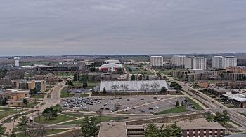 Weather camera view of Northern Illinois University.