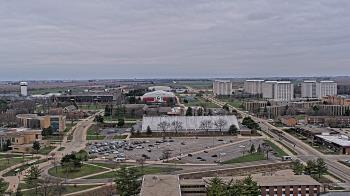 Weather camera view of Northern Illinois University.