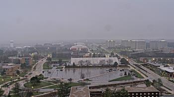 Weather camera view of Northern Illinois University.