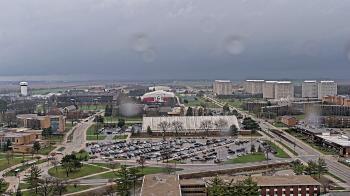 Weather camera view of Northern Illinois University.