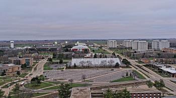 Weather camera view of Northern Illinois University.