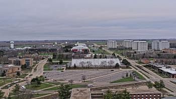 Weather camera view of Northern Illinois University.