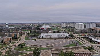 Weather camera view of Northern Illinois University.