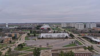 Weather camera view of Northern Illinois University.