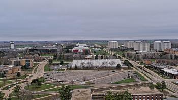 Weather camera view of Northern Illinois University.