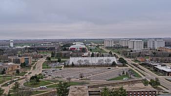 Weather camera view of Northern Illinois University.