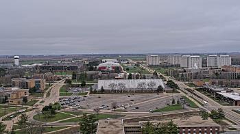 Weather camera view of Northern Illinois University.