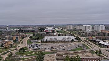 Weather camera view of Northern Illinois University.