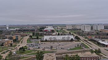Weather camera view of Northern Illinois University.