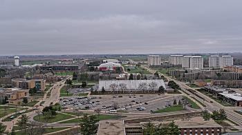 Weather camera view of Northern Illinois University.