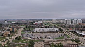 Weather camera view of Northern Illinois University.