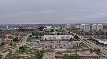 Weather camera view of Northern Illinois University.