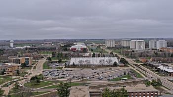Weather camera view of Northern Illinois University.