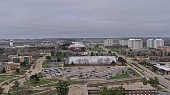 Weather camera view of Northern Illinois University.
