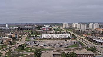 Weather camera view of Northern Illinois University.