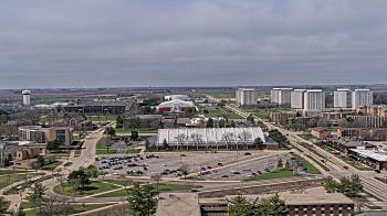 Weather camera view of Northern Illinois University.