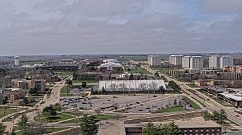 Weather camera view of Northern Illinois University.