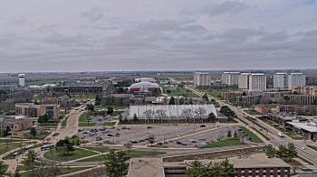 Weather camera view of Northern Illinois University.