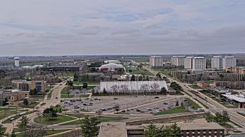 Weather camera view of Northern Illinois University.