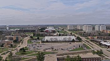 Weather camera view of Northern Illinois University.