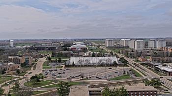 Weather camera view of Northern Illinois University.
