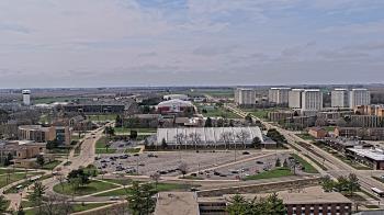 Weather camera view of Northern Illinois University.