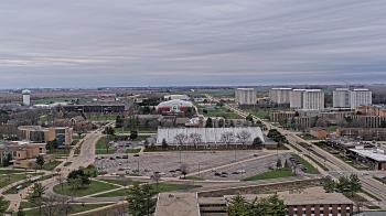Weather camera view of Northern Illinois University.