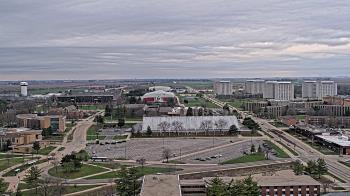 Weather camera view of Northern Illinois University.