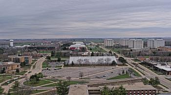Weather camera view of Northern Illinois University.