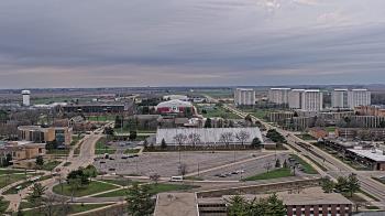 Weather camera view of Northern Illinois University.