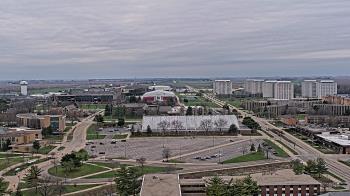 Weather camera view of Northern Illinois University.