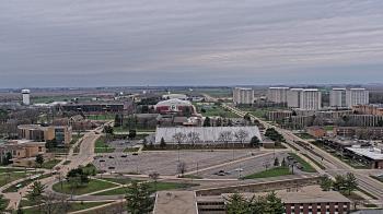 Weather camera view of Northern Illinois University.