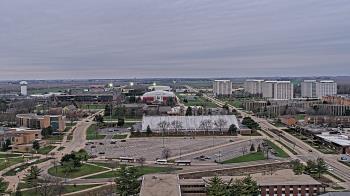 Weather camera view of Northern Illinois University.