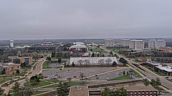 Weather camera view of Northern Illinois University.