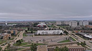 Weather camera view of Northern Illinois University.