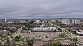 Weather camera view of Northern Illinois University.