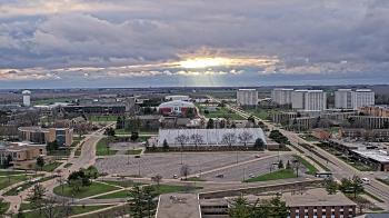 Weather camera view of Northern Illinois University.