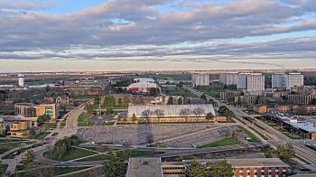 Weather camera view of Northern Illinois University.
