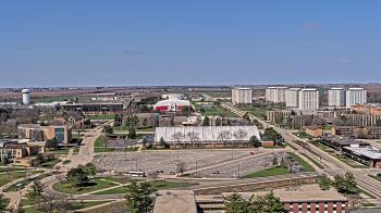 Weather camera view of Northern Illinois University.