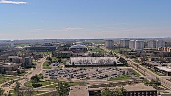Weather camera view of Northern Illinois University.