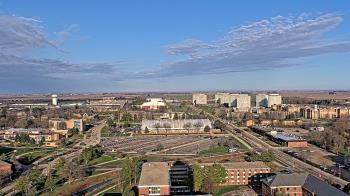Weather camera view of Northern Illinois University.