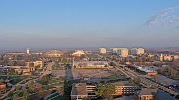 Weather camera view of Northern Illinois University.