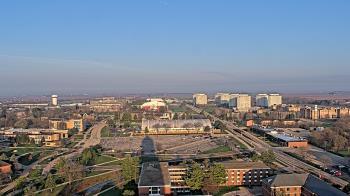 Weather camera view of Northern Illinois University.