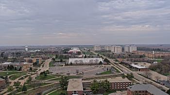 Weather camera view of Northern Illinois University.