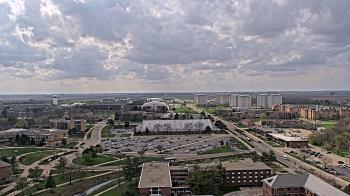 Weather camera view of Northern Illinois University.