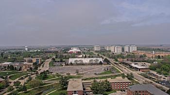 Weather camera view of Northern Illinois University.