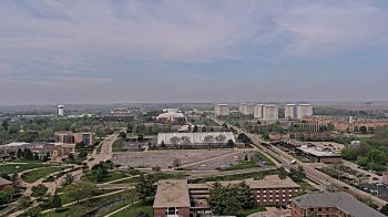 Weather camera view of Northern Illinois University.